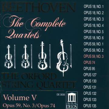 Beethoven: The Complete Quartets, Vol. 4