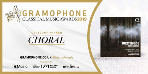 VOX LUMINIS AND THE ENSEMBLE MASQUES HAS BEEN PRAISED BY A GRAMOPHONE ...