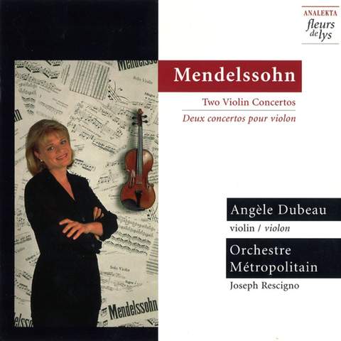 Mendelssohn   Violin Concertos.    Ｌ Peter Illych Tchaikovsky, Felix Mendelssohn, Charles Dutoit